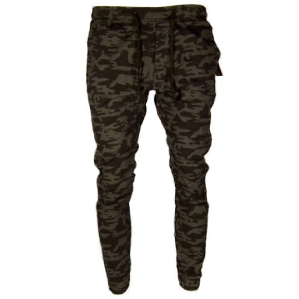 Men's Pants Drawstring Waist Straight Leg Relaxed Waist Casual Pants